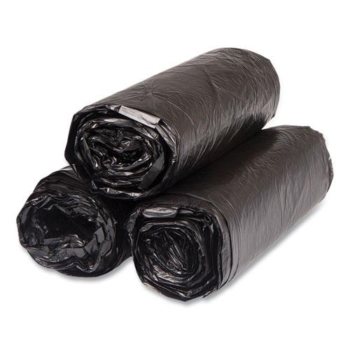High-Density Commercial Can Liners, 16 gal, 6 mic, 24" x 33", Black, 50 Bags/Roll, 20 Interleaved Rolls/Carton. Picture 5