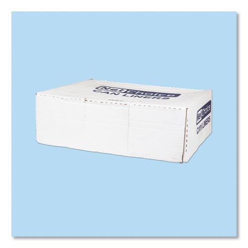 High-Density Commercial Can Liners, 45 gal, 12 mic, 40" x 48", Clear, 25 Bags/Roll, 10 Interleaved Rolls/Carton. Picture 5