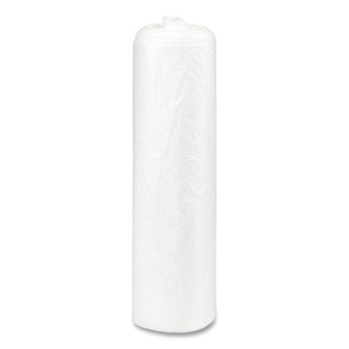 High-Density Commercial Can Liners, 56 gal, 22 mic, 43" x 48", Natural, 25 Bags/Roll, 8 Interleaved Rolls/Carton. Picture 4