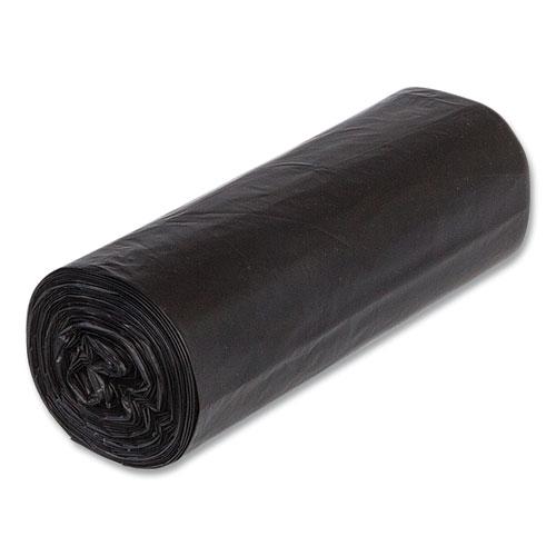 Low-Density Commercial Can Liners, Coreless Interleaved Roll, 30 gal, 0.9 mil, 30" x 36", Black, 25 Bags/Roll, 8 Rolls/Carton. Picture 5