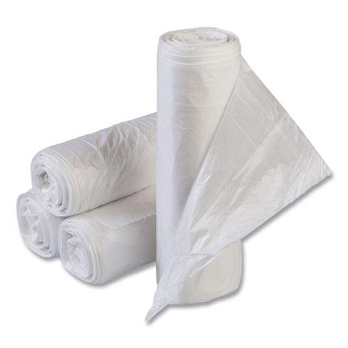 High-Density Commercial Can Liners Value Pack, 16 gal, 7 mic, 24" x 31", Clear, 50 Bags/Roll, 20 Interleaved Rolls/Carton. Picture 1