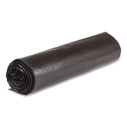 High-Density Commercial Can Liners Value Pack, 45 gal, 19 mic, 40" x 46", Black, 25 Bags/Roll, 6 Interleaved Rolls/Carton. Picture 4