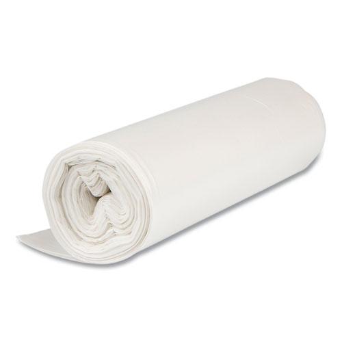 High-Density Commercial Can Liners Value Pack, 45 gal, 11 mic, 40" x 46", Clear, 25 Bags/Roll, 10 Interleaved Rolls/Carton. Picture 3