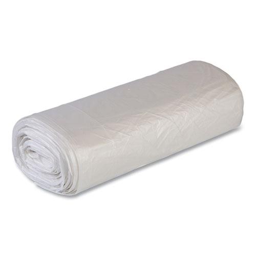 High-Density Commercial Can Liners Value Pack, 60 gal, 14 mic, 43" x 46", Clear, 25 Bags/Roll, 8 Interleaved Rolls/Carton. Picture 4