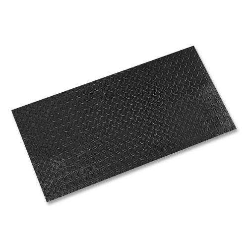 Tuff-Spun Foot Lover Diamond Surface Mat, Rectangular, 36 x 60, Black. Picture 1