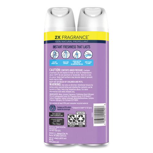 Air Freshener, Lavender & Vanilla, Scent, 8.3 oz Aerosol Spray, 2/Pack, 3 Packs/Carton. Picture 2