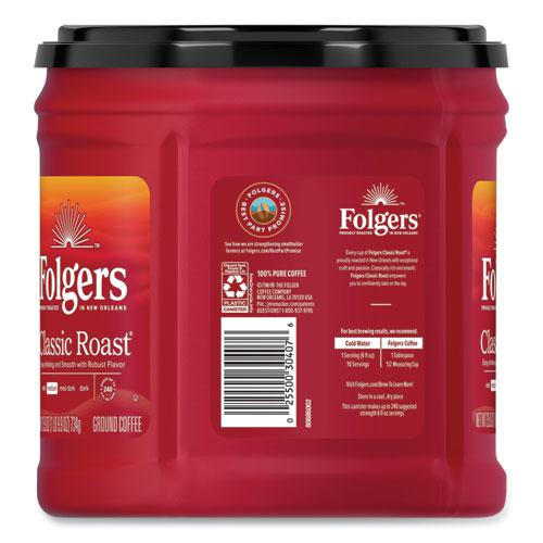 Coffee, Classic Roast, Ground, 25.9 oz Canister, 6/Carton. Picture 3