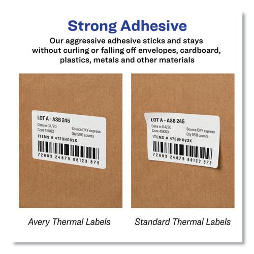 Multipurpose Thermal Labels, 3.5 x 1.3, White, 350/Roll, 2 Rolls/Box. Picture 8