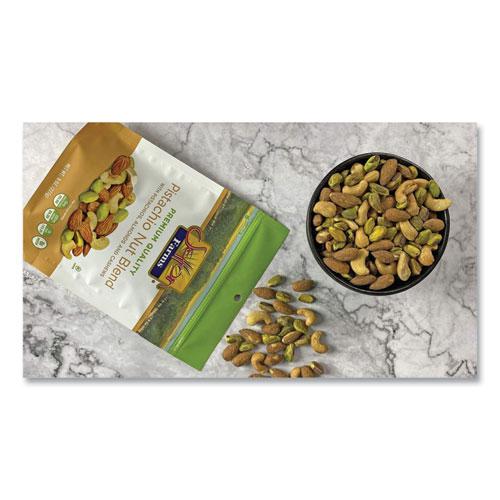Pistachio Nut Blend, Pistachio, Almonds, Cashews, 4 oz Bag, 10/Carton. Picture 3
