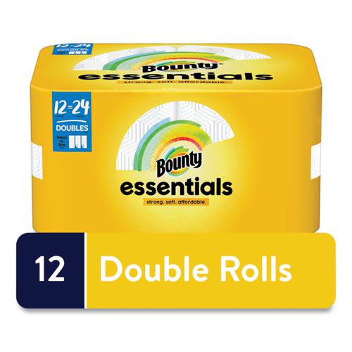 Essentials Select-A-Size Kitchen Roll Paper Towels, 2-Ply, 124 Sheets/Roll, 12 Rolls. Picture 2