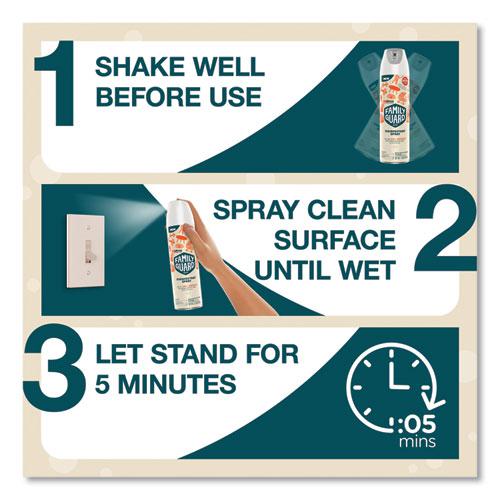 Disinfectant Spray, Citrus Scent, 17.5 oz Aerosol Spray, 8/Carton. Picture 2