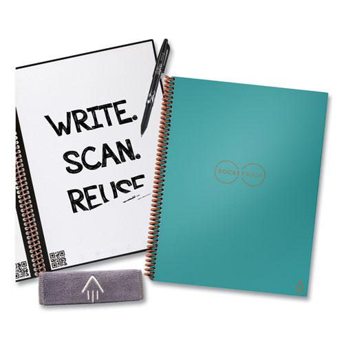Core Smart Notebook, Lined Rule, Teal Cover, (16) 11 x 8.5 Sheets. Picture 1
