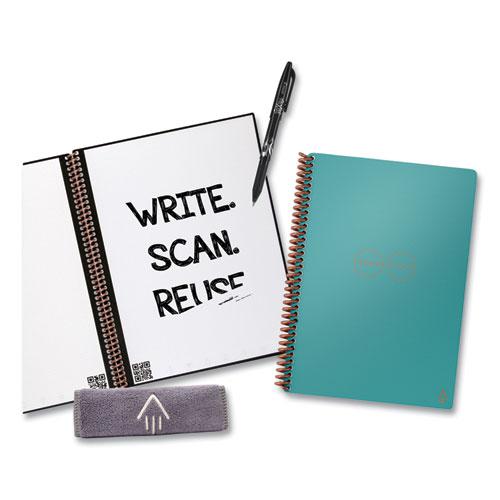 Core Smart Notebook, Dotted Rule, Teal Cover, (18) 8.8 x 6 Sheets. Picture 1