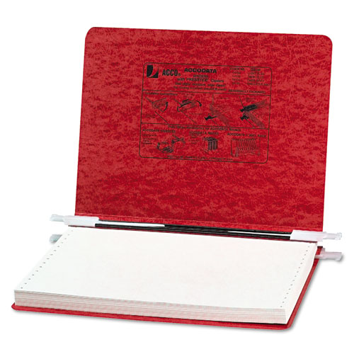 PRESSTEX Covers with Storage Hooks, 2 Posts, 6" Capacity, 12 x 8.5, Executive Red. Picture 1