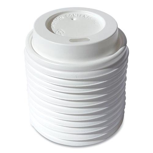 Hot Cup Lids, Fits 4 oz Cup, White, 1,000/Carton. Picture 3