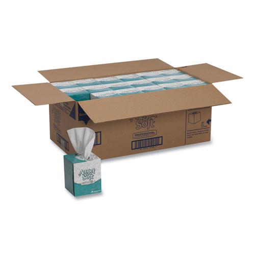 Premium Facial Tissue in Cube Box, 2-Ply, White, 96 Sheets/Box, 36 Boxes/Carton. Picture 1