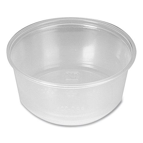 Portion Cups, 2 oz, Clear, 2,500/Carton. Picture 1