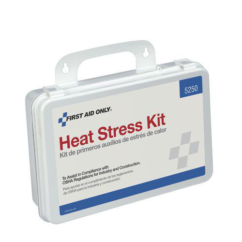 Unitized OSHA Compliant Heat Stress Kit, 26 Pieces, Plastic case. Picture 3