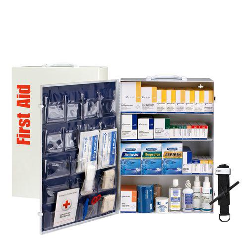 150 Person ANSI B 4 Shelf Cabinet, 1,462 Pieces, Metal Case. Picture 1