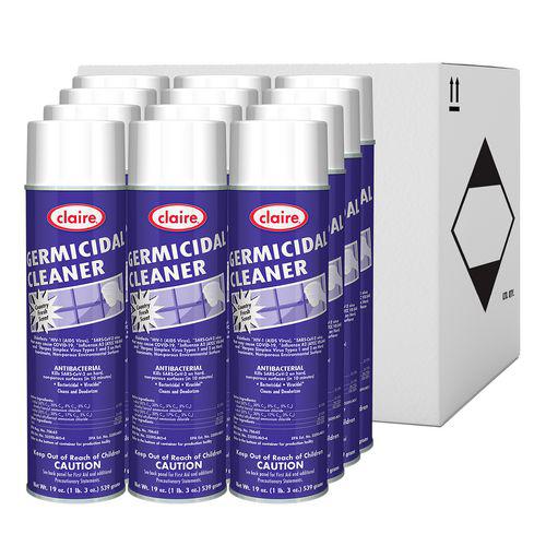 Germicidal Cleaner, Country Fresh Scent, 19 oz Aerosol Spray, 12/Carton. Picture 4