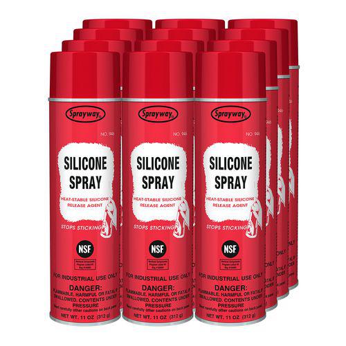 Silicone Spray, 11 oz Aerosol Spray, 12 Cans. Picture 3