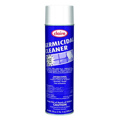 Germicidal Cleaner, Country Fresh Scent, 19 oz Aerosol Spray, 12/Carton. Picture 1