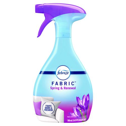 FABRIC Refresher/Odor Eliminator, Spring and Renewal, 23.6 oz Spray Bottle, 4/Carton. Picture 1