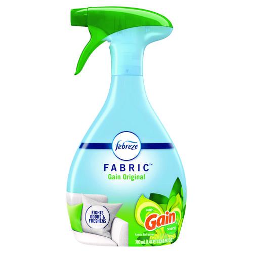 FABRIC Refresher/Odor Eliminator, Gain Original, 23.6 oz Spray Bottle, 4/Carton. Picture 1