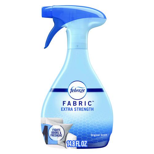 FABRIC Refresher/Odor Eliminator, Extra Strength, Original, 14.8 oz Spray Bottle, 8/Carton. Picture 2