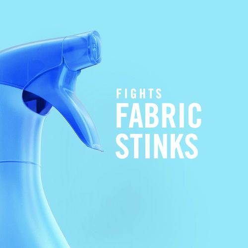 FABRIC Refresher/Odor Eliminator, Extra Strength, Original, 14.8 oz Spray Bottle, 8/Carton. Picture 3