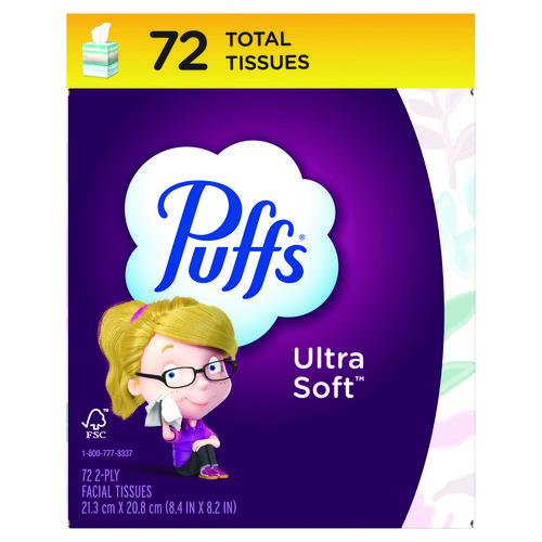 Ultra Soft Facial Tissue, 2-Ply, White, 72 Sheets/Box, 24 Boxes/Carton. Picture 2