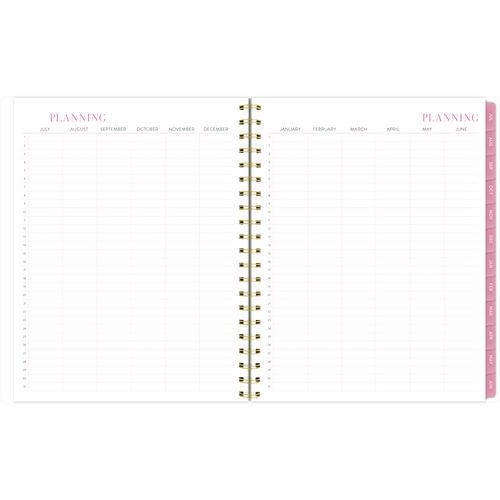 Leah Bisch Academic Year Weekly/Monthly Planner, Floral Artwork, 11" x 9.25", Multicolor Cover, 12-Month: July 2024-June 2025. Picture 5