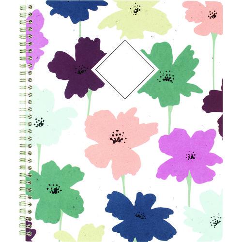 GreenPath Academic Year Weekly/Monthly Planner, Floral Artwork, 11" x 9.38", Multicolor Cover, 12-Month: July 2024-June 2025. Picture 1