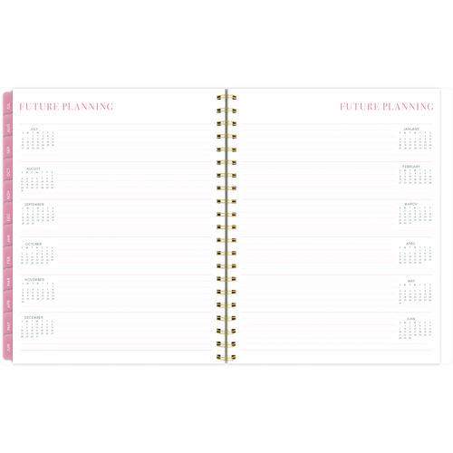 Leah Bisch Academic Year Weekly/Monthly Planner, Floral Artwork, 11" x 9.25", Multicolor Cover, 12-Month: July 2024-June 2025. Picture 7