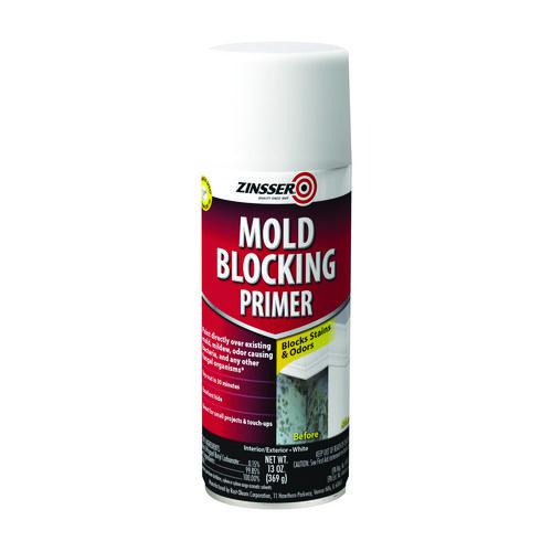 Mold Blocking Primer Spray, Interior/Exterior, Flat White, 13 oz Aerosol Can, 6/Carton. Picture 1