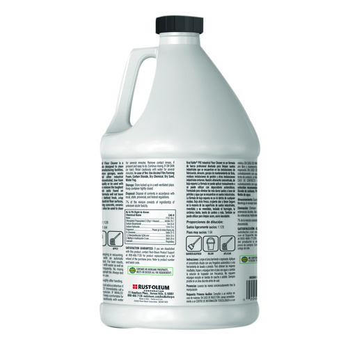 Concentrated Low Foam Industrial Floor Cleaner, Lemon Scent, 1 gal Bottle, 4/Carton. Picture 2