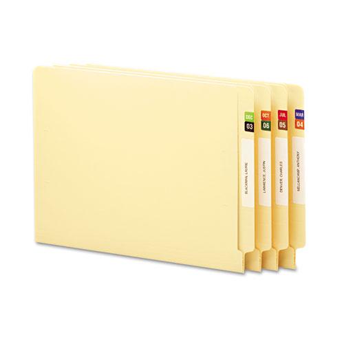 Monthly End Tab File Folder Labels, JAN-DEC, 0.5 x 1, Assorted, 25/Sheet, 120 Sheets/Box. Picture 2