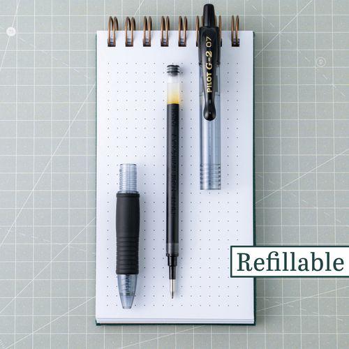 G2 Premium Gel Pen, Retractable, Fine 0.7 mm, Assorted Ink/Barrel Colors, 10/Pack. Picture 5