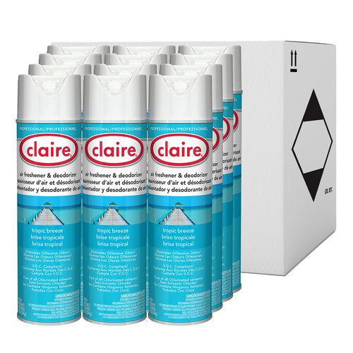Aerosol Air Freshener and Deodorizer, Tropic Breeze, 10 oz Aerosol Spray, 12 Cans. Picture 4