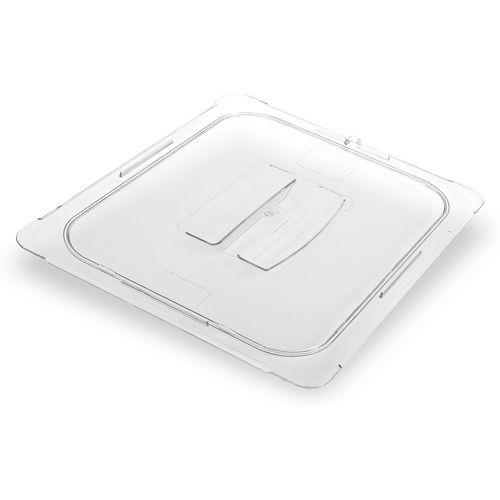 StorPlus Polycarbonate Handled Universal Lid, 12.88 x 20.75 x 0.88, Clear, Plastic. Picture 3