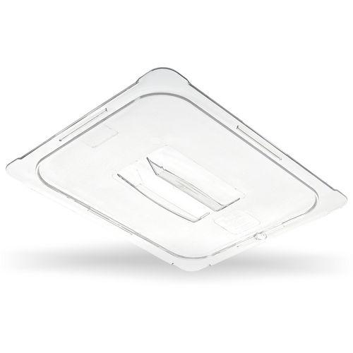 StorPlus Polycarbonate Handled Universal Lid, 12.88 x 20.75 x 0.88, Clear, Plastic. Picture 1