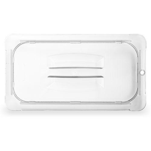 StorPlus Polycarbonate Handled Universal Lid, 10.38 x 12.75 x 0.88, Clear, Plastic. Picture 2