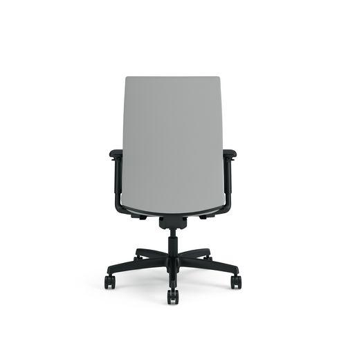 Ignition 2.0 Upholstered Mid-Back Task Chair, Up to 300 lbs, 17 to 21.5 Seat Height, Flint Seat and Back, Black Base. Picture 2