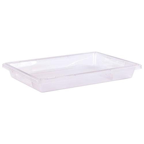 StorPlus Polycarbonate Food Storage Container, 5 gal, 18 x 26 x 3.5, Clear, Plastic. Picture 1