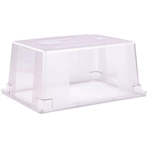 StorPlus Polycarbonate Food Storage Container, 16.6 gal, 18 x 26 x 12, Clear, Plastic. Picture 2