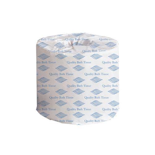 Standard Bath Tissue, 2-Ply, White, 4 x 3, 400 Sheets/Roll, 96 Rolls/Carton. Picture 1