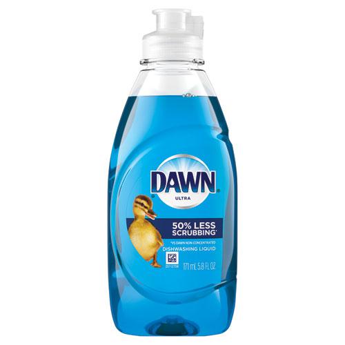 Ultra Liquid Dish Detergent, Dawn Original, 5.8 oz Bottle, 18/Carton. Picture 1