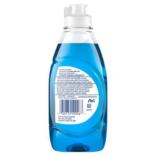 Ultra Liquid Dish Detergent, Dawn Original, 5.8 oz Bottle, 18/Carton. Picture 2