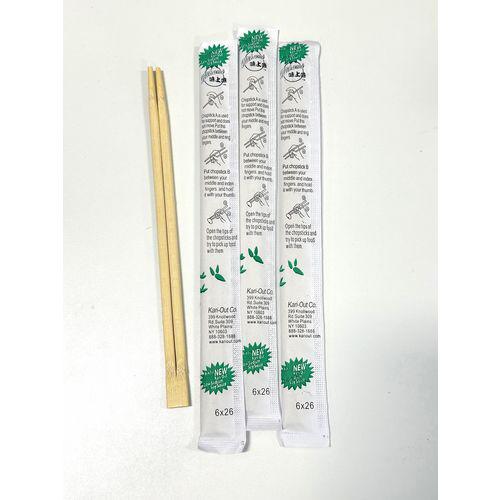 Chopsticks, 9", White, 1,340/Carton. Picture 3