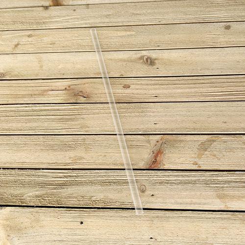 Jumbo Straws, 7.75", Polypropylene, Clear, 12,500/Carton. Picture 3